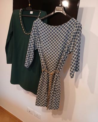 Due gonne intere verde t 5 M Marzotto e  tag l  al