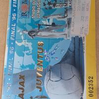 Biglietti Juventus V Agax champions League 1996 