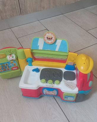Chicco Food Truck Cucina 3-in-1 con suoni-Funziona