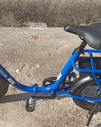 Bicicletta elettrica, con cambio.