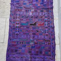 Coppia di tappeti marocchini annodati a mano 