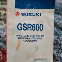 Manuale Suzuki GSR 600 2006-2011