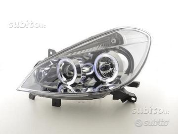 Fari anteriori renault clio 3 angel eyes led