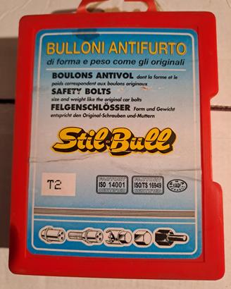 Bulloni antifurto per ruote auto Farad Stil-Bull -