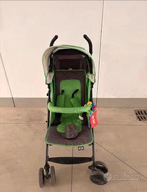 Passeggino richiudibile PALI verde e grigio