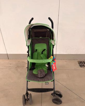 Passeggino richiudibile PALI verde e grigio