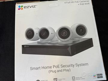 EZVIZ Kit PoE 4 Camere + NVR 8 Canali Nuovo