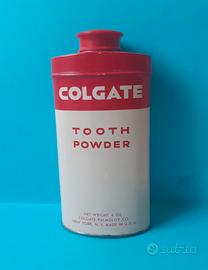 Latta vintage Colgate USA anni '40 MOLTO RARA