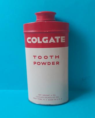 Latta vintage Colgate USA anni '40 MOLTO RARA