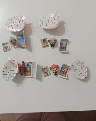 Lotto 4 sorpresine Kinder Joy One Piece