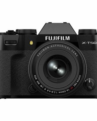 Fujifilm X-T50 + XC 16-50 Black - NUOVO