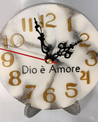 Orologio da tavolo con frase biblica