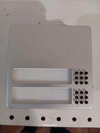 Modulo Frontalino alluminio 2 pulsanti chiamata 