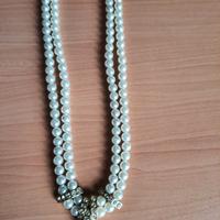 Collana  con strass