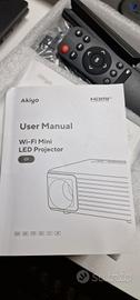 Mini Proiettore LED Akiyo O1 
