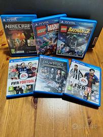 Lotto di 6 giochi per Ps vita in italiano
