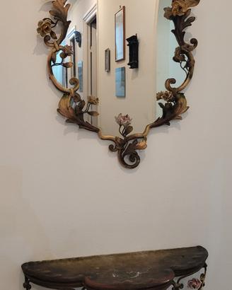 coppia specchio e consolle