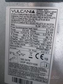 stufa pellet slim ventilata