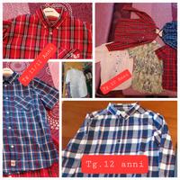 8 CAMICIE VARIE TG.10/12 anni ed altro