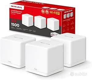 TP-Link Mercusys Halo H1500X(3-pack) Router Mesh W