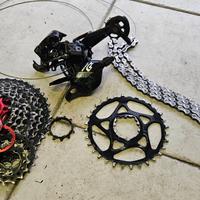 gruppo completo monocorona mtb