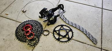 gruppo completo monocorona mtb