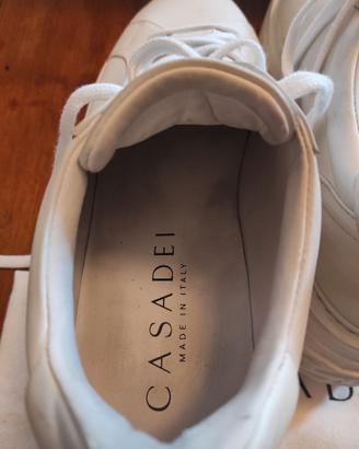 Sneaker pelle bianca
