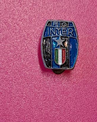 Smaltato Rarità Spilla vintage Inter FC rarissimo