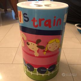 Porta giocattoli latta