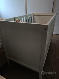 Lettino bianco Ikea 60 x120 cm