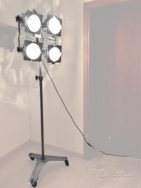 Lampada 4 faretti industrisl Siarco