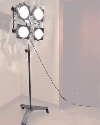 Lampada 4 faretti industrisl Siarco