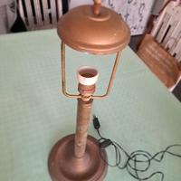 Lampada da tavolo ottone antica vintage anni 50