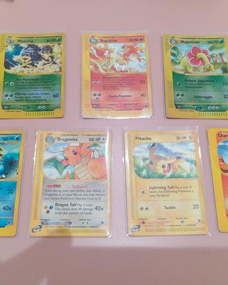 Pokémon Lotto carte vintage set Expedition