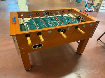 Biliardino calcio balilla professionale, aste retr