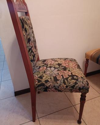 Sedie stile liberty