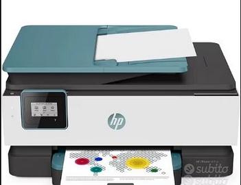 HP OfficeJet 8015e 228F9B con 5 cartucce nuove