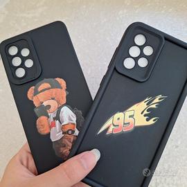 cover samsung A52 orsacchiotto e saetta