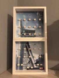 Lego cornice display avengers tower