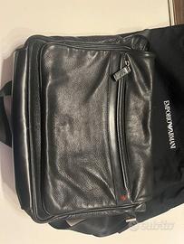 Borsa Emporio Armani vintage a tracolla in pelle