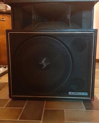 casse acustiche vintage schure modello 711 