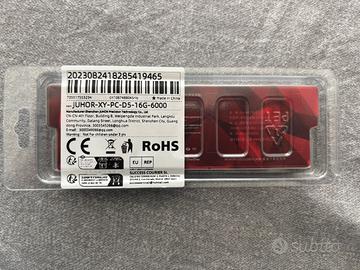 Banco ram 16gb Ddr5 6000mhz