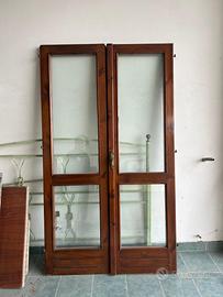 3 Balconi in legno massello con doppio vetro