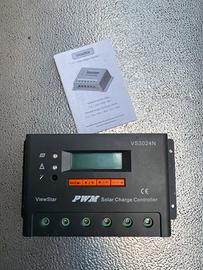 Regolatore di carica solare 30A 12/24V