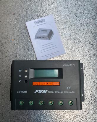 Regolatore di carica solare 30A 12/24V