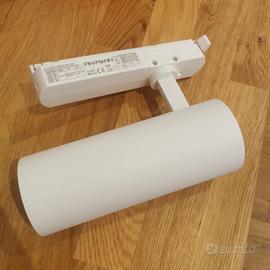 N. 3 Fari LED 30W per Binario Monofase  Bianco