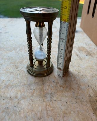 Clessidra vintage anji 60/70 ottone