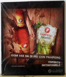 INSEGNA METALLO rhum PAMPERO MOJITO