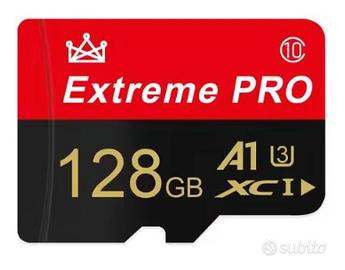 Memory card 128 GB oppure 256 GB