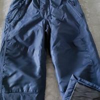 salopette pantalone neve bimbo 116cm